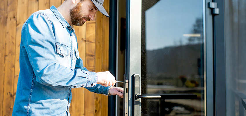 Frameless Glass Storefront Door Locks Replacement in North Tustin, CA